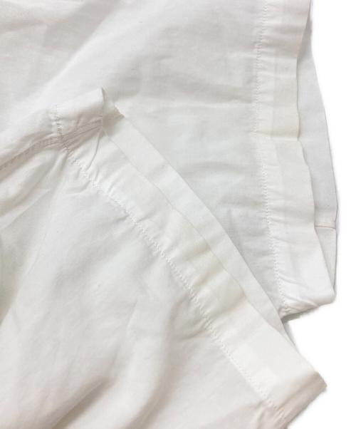 COMME des GARCONS SHIRT（コムデギャルソンシャツ）COMME des GARCONS SHIRT (コムデギャルソンシャツ) 半袖ハーフボタンシャツ/Short-sleeve half-button shirt ホワイト サイズ:Sの古着・服飾アイテム