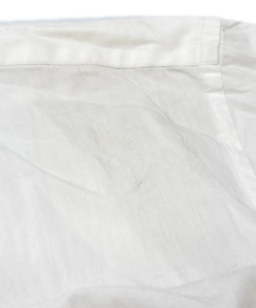 COMME des GARCONS SHIRT（コムデギャルソンシャツ）COMME des GARCONS SHIRT (コムデギャルソンシャツ) 半袖ハーフボタンシャツ/Short-sleeve half-button shirt ホワイト サイズ:Sの古着・服飾アイテム