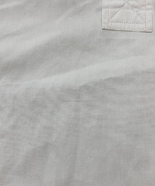 COMME des GARCONS SHIRT（コムデギャルソンシャツ）COMME des GARCONS SHIRT (コムデギャルソンシャツ) 半袖ハーフボタンシャツ/Short-sleeve half-button shirt ホワイト サイズ:Sの古着・服飾アイテム