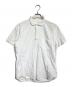 COMME des GARCONS SHIRT（コムデギャルソンシャツ）の古着「半袖ハーフボタンシャツ/Short-sleeve half-button shirt」｜ホワイト