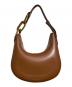 CHARLES & KEITH (チャールズアンドキース) コラメタリックアクセントムートンバッグ ブラウン：8000円