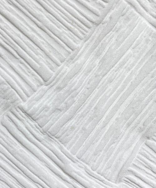 ISSEY MIYAKE（イッセイミヤケ）ISSEY MIYAKE (イッセイミヤケ) 立体格子デザインノースリーブブラウス/Sleeveless Blouse ホワイト サイズ:2の古着・服飾アイテム