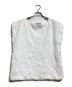 ISSEY MIYAKE（イッセイミヤケ）の古着「立体格子デザインノースリーブブラウス/Sleeveless Blouse」｜ホワイト