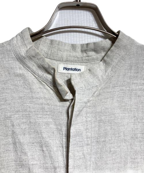 plantation（プランテーション）plantation (プランテーション) メランジFLAT/Melange FLAT ライトグレー サイズ:Mの古着・服飾アイテム