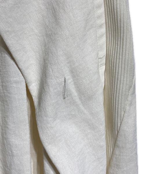 ISSEY MIYAKE（イッセイミヤケ）ISSEY MIYAKE (イッセイミヤケ) コットンリネンタックスラックス/Cotton-Linen Pleated Slacks アイボリー サイズ:1の古着・服飾アイテム