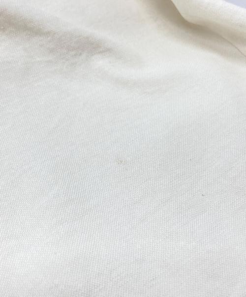 ISSEY MIYAKE（イッセイミヤケ）ISSEY MIYAKE (イッセイミヤケ) コットンリネンタックスラックス/Cotton-Linen Pleated Slacks アイボリー サイズ:1の古着・服飾アイテム