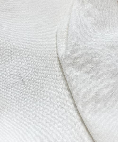 ISSEY MIYAKE（イッセイミヤケ）ISSEY MIYAKE (イッセイミヤケ) コットンリネンタックスラックス/Cotton-Linen Pleated Slacks アイボリー サイズ:1の古着・服飾アイテム
