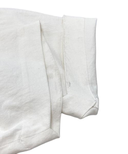 ISSEY MIYAKE（イッセイミヤケ）ISSEY MIYAKE (イッセイミヤケ) コットンリネンタックスラックス/Cotton-Linen Pleated Slacks アイボリー サイズ:1の古着・服飾アイテム