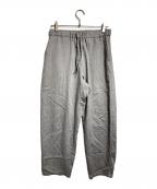 POLYPLOIDポリプロイド）の古着「TRAVEL SUIT PANTS C/トラベルスーツパンツ」｜グレー