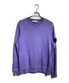 STONE ISLAND（ストーンアイランド）の古着「Cotton Fleece Crewneck Sweatshirt/コットンフリース クルーネックスウェットシャツ」｜パープル