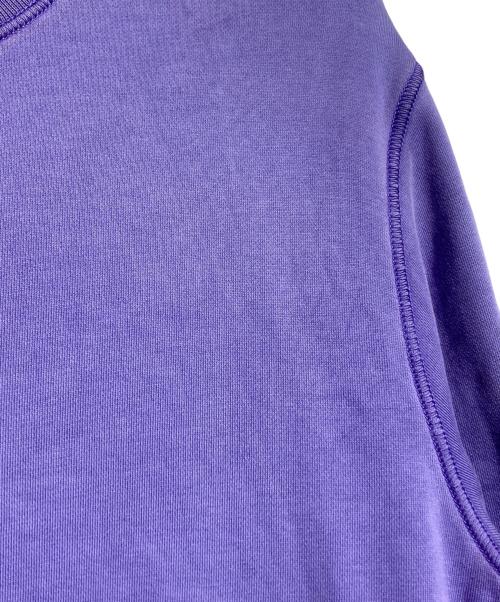 STONE ISLAND（ストーンアイランド）STONE ISLAND (ストーンアイランド) Cotton Fleece Crewneck Sweatshirt/コットンフリース クルーネックスウェットシャツ パープル サイズ:Lの古着・服飾アイテム