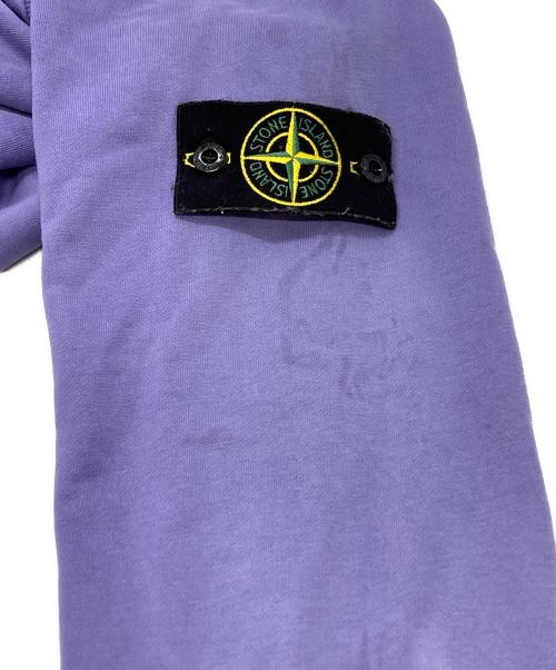 STONE ISLAND（ストーンアイランド）STONE ISLAND (ストーンアイランド) Cotton Fleece Crewneck Sweatshirt/コットンフリース クルーネックスウェットシャツ パープル サイズ:Lの古着・服飾アイテム