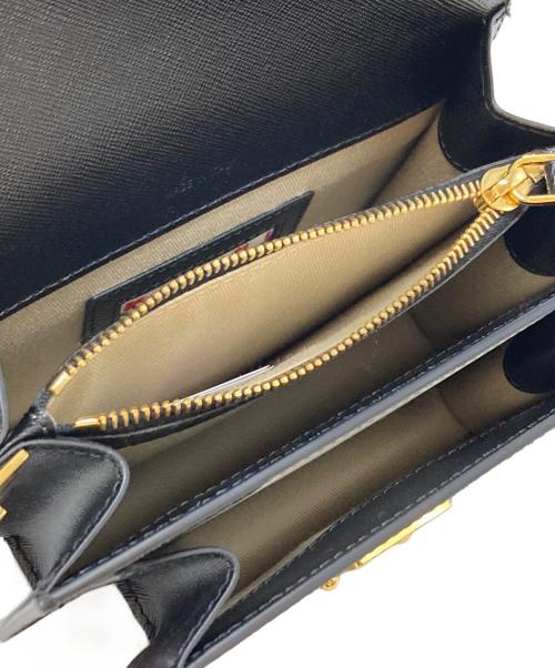 MARNI（マルニ）MARNI (マルニ) トランクナノレザーショルダーバッグ / Trunk Nano Leather Shoulder Bag ホワイト×ブラックの古着・服飾アイテム