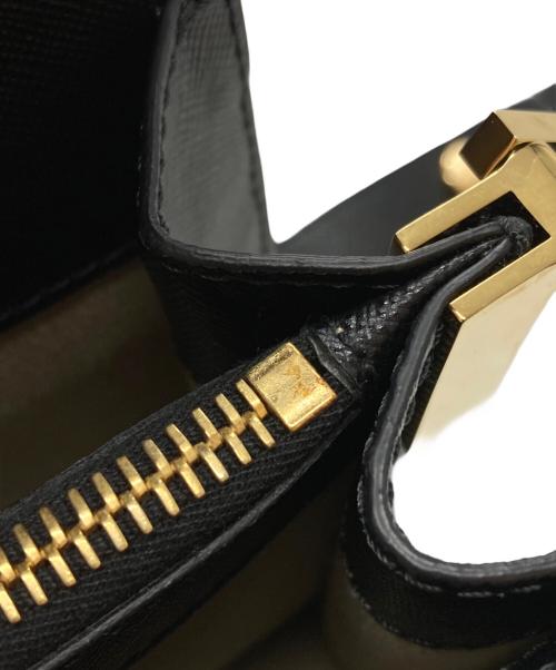 MARNI（マルニ）MARNI (マルニ) トランクナノレザーショルダーバッグ / Trunk Nano Leather Shoulder Bag ホワイト×ブラックの古着・服飾アイテム