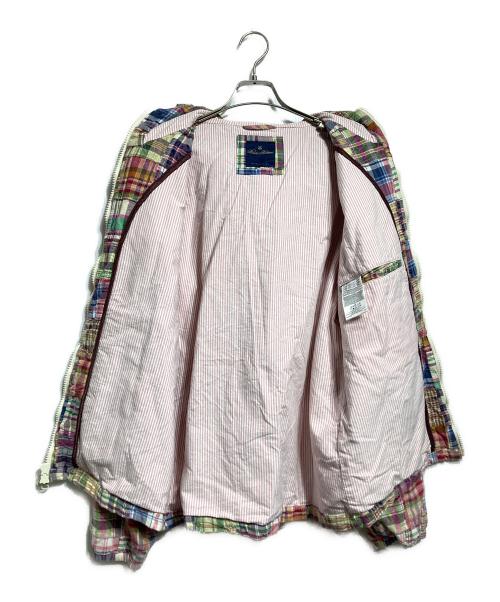 BROOKS BROTHERS（ブルックスブラザーズ）BROOKS BROTHERS (ブルックスブラザーズ) マドラスチェックフーデットジャケット ピンク サイズ:Lの古着・服飾アイテム