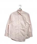 AURALEEオーラリー）の古着「HIGH COUNT FINX OX DOLMAN SLEEVE SHIRT」｜ピンク