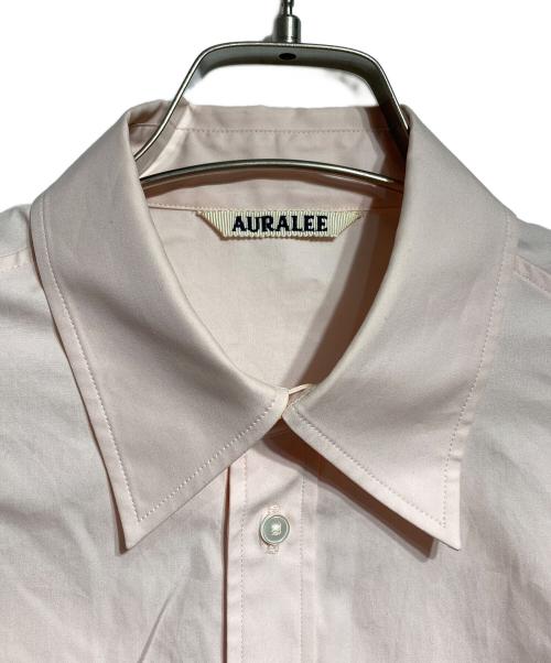 AURALEE（オーラリー）AURALEE (オーラリー) HIGH COUNT FINX OX DOLMAN SLEEVE SHIRT ピンクの古着・服飾アイテム
