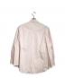 AURALEE (オーラリー) HIGH COUNT FINX OX DOLMAN SLEEVE SHIRT ピンク：14000円