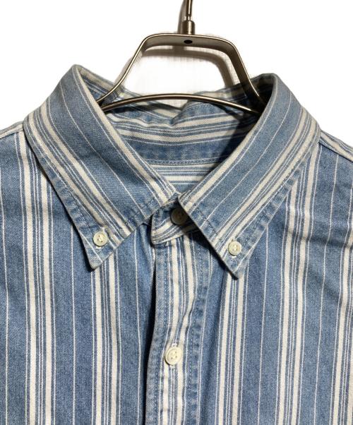 BALENCIAGA（バレンシアガ）BALENCIAGA (バレンシアガ) Big Denim Shirt/ビッグデニムシャツ ブルー サイズ:37の古着・服飾アイテム