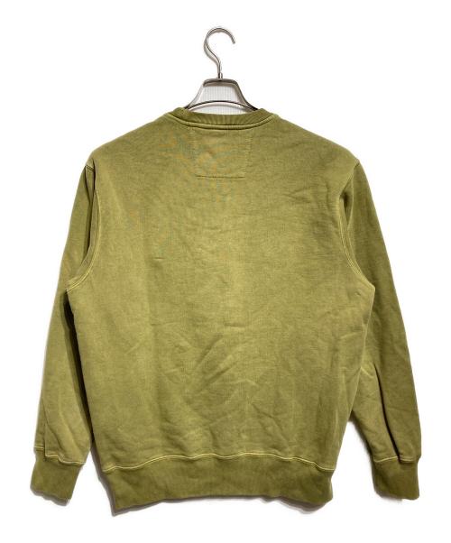C.P COMPANY（シーピーカンパニー）C.P COMPANY (シーピーカンパニー) PALACE (パレス) Classic Over dyed Crew Sweat/クラシック オーバーダイ クルースウェット グリーン サイズ:Mの古着・服飾アイテム