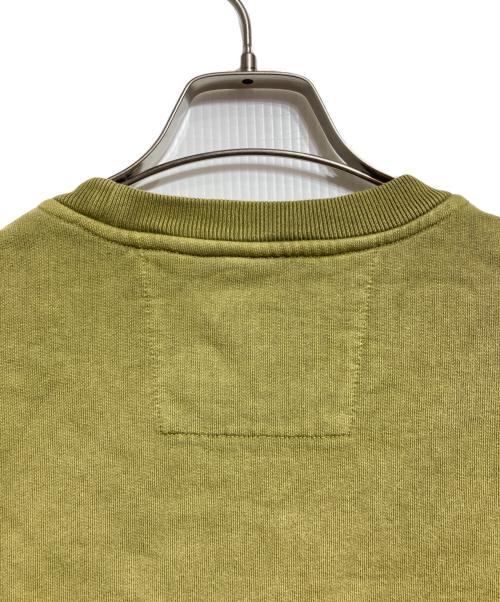 C.P COMPANY（シーピーカンパニー）C.P COMPANY (シーピーカンパニー) PALACE (パレス) Classic Over dyed Crew Sweat/クラシック オーバーダイ クルースウェット グリーン サイズ:Mの古着・服飾アイテム