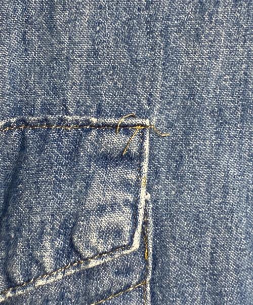 big mac（ビッグマック）big mac (ビッグマック) 80s デニムウエスタンシャツ/Denim Western Shirt インディゴ サイズ:－の古着・服飾アイテム