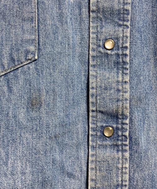big mac（ビッグマック）big mac (ビッグマック) 80s デニムウエスタンシャツ/Denim Western Shirt インディゴ サイズ:－の古着・服飾アイテム