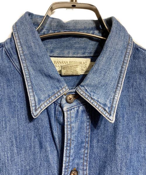 BANANA REPUBLIC（バナナリパブリック）BANANA REPUBLIC (バナナリパブリック) 80-90’s デニムシャツ/Denim shirt インディゴ サイズ:Sの古着・服飾アイテム