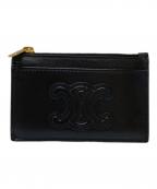 CELINEセリーヌ）の古着「トリオンフカードケース/Triomphe Card Case」｜ブラック