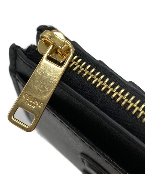 CELINE（セリーヌ）CELINE (セリーヌ) トリオンフカードケース/Triomphe Card Case ブラックの古着・服飾アイテム