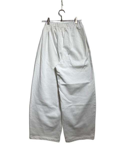 SOEMIN（ソエミン）SOEMIN (ソエミン) Denim docking sweatpants/ﾃﾞﾆﾑﾄﾞｯｷﾝｸﾞｽｳｪｯﾄﾊﾟﾝﾂ ホワイト サイズ:FREEの古着・服飾アイテム