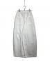 SOEMIN（ソエミン）の古着「Denim docking sweatpants/ﾃﾞﾆﾑﾄﾞｯｷﾝｸﾞｽｳｪｯﾄﾊﾟﾝﾂ」｜ホワイト