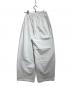SOEMIN (ソエミン) Denim docking sweatpants/ﾃﾞﾆﾑﾄﾞｯｷﾝｸﾞｽｳｪｯﾄﾊﾟﾝﾂ ホワイト サイズ:FREE：6000円