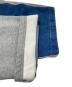 中古・古着 SOEMIN (ソエミン) スウェットドッキングデニム/Denim docking sweatpants インディゴ×グレー サイズ:FREE：6000円
