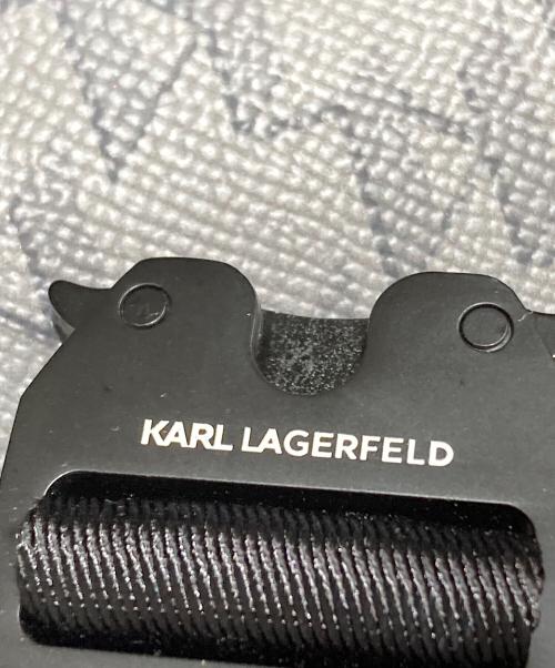 Karl Lagerfeld（カール ラガーフェルド）Karl Lagerfeld (カール ラガーフェルド) コブラバックルバックパック グレーの古着・服飾アイテム
