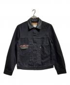 LEVI'S PReMIUM×417 by EDIFICEリーバイス プレミアム×417 バイ エディフィス）の古着「別注 2nd Type トラッカー ジャケット」｜ブラック