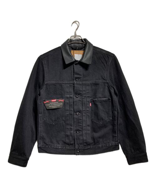 LEVI'S PReMIUM（リーバイス プレミアム）LEVI'S PReMIUM (リーバイス プレミアム) 417 by EDIFICE (417 バイ エディフィス) 別注 2nd Type トラッカー ジャケット ブラック サイズ:XSの古着・服飾アイテム