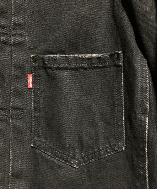 LEVI'S PReMIUM（リーバイス プレミアム）LEVI'S PReMIUM (リーバイス プレミアム) 417 by EDIFICE (417 バイ エディフィス) 別注 2nd Type トラッカー ジャケット ブラック サイズ:XSの古着・服飾アイテム