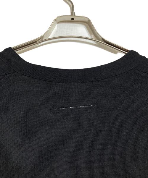 MM6 Maison Margiela（エムエムシックスメゾンマルジェラ）MM6 Maison Margiela (エムエムシックスメゾンマルジェラ) 変形ニットベスト ブラック サイズ:Ｓの古着・服飾アイテム