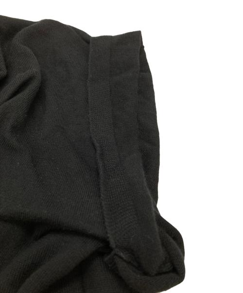MM6 Maison Margiela（エムエムシックスメゾンマルジェラ）MM6 Maison Margiela (エムエムシックスメゾンマルジェラ) 変形ニットベスト ブラック サイズ:Ｓの古着・服飾アイテム