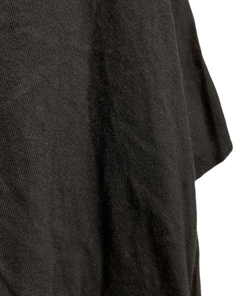 MM6 Maison Margiela（エムエムシックスメゾンマルジェラ）MM6 Maison Margiela (エムエムシックスメゾンマルジェラ) 変形ニットベスト ブラック サイズ:Ｓの古着・服飾アイテム