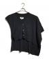 MM6 Maison Margiela（エムエムシックスメゾンマルジェラ）の古着「変形ニットベスト」｜ブラック