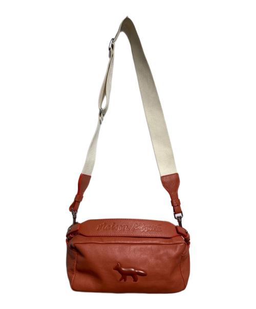 maison kitsune（メゾンキツネ）MAISON KITSUNE (メゾンキツネ) THE CLOUD TILETTE BAG/ THE CLOUD TILETTE BAG クラウド・ティレット・バッグ オレンジ サイズ:不明の古着・服飾アイテム
