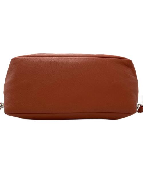 maison kitsune（メゾンキツネ）MAISON KITSUNE (メゾンキツネ) THE CLOUD TILETTE BAG/ THE CLOUD TILETTE BAG クラウド・ティレット・バッグ オレンジ サイズ:不明の古着・服飾アイテム