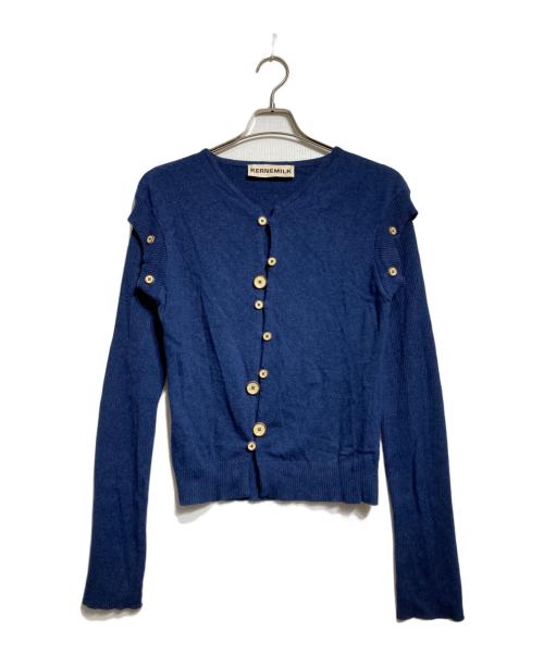 KERNEMILK（カーネミルク）KERNEMILK (カーネミルク) Caroline Cardigan/キャロラインカ―ディガン ネイビー サイズ:Lの古着・服飾アイテム
