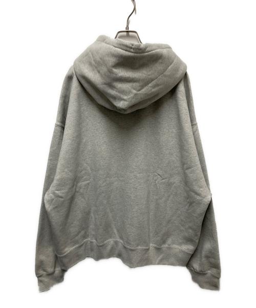 stussy（ステューシー）stussy (ステューシー) NIKE (ナイキ) Fleece Zip Hoodie グレー サイズ:XLの古着・服飾アイテム