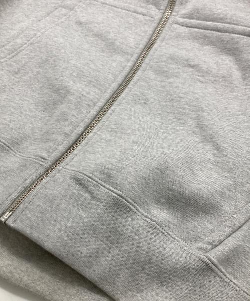 stussy（ステューシー）stussy (ステューシー) NIKE (ナイキ) Fleece Zip Hoodie グレー サイズ:XLの古着・服飾アイテム