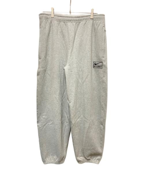 NIKE（ナイキ）NIKE (ナイキ) stussy (ステューシー) Fleece Pants グレー サイズ:Mの古着・服飾アイテム