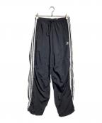 adidas Originalsアディダスオリジナル）の古着「スリーストライプス ウーブン パラシュートパンツ/Three-Stripes Woven Parachute Pants」｜ブラック