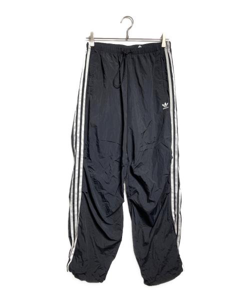 adidas Originals（アディダスオリジナル）adidas Originals (アディダスオリジナル) スリーストライプス ウーブン パラシュートパンツ/Three-Stripes Woven Parachute Pants ブラック サイズ:Mの古着・服飾アイテム